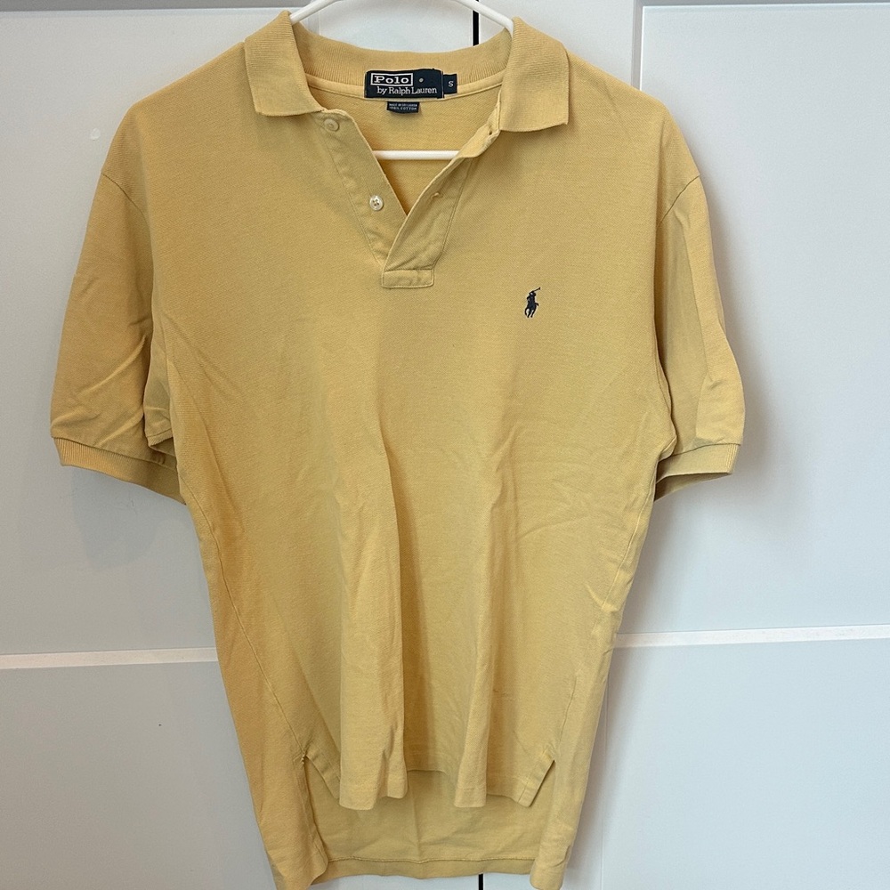 Polo by Ralph Lauren Men's Mustard Polo Shirt